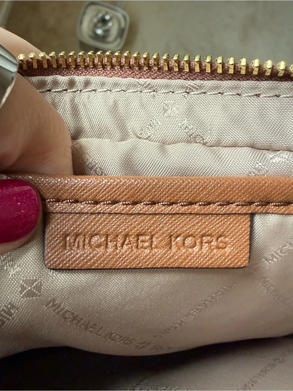 Michael Kors Jet Set Large Printed Logo Crossbody Bag
